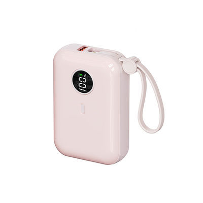 Mini Power Bank compacto de 10000 mAh con 21700 baterías de diseño ABS ligero y salida PD20W