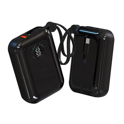 Banco de energía de carga rápida portátil 10000mAh Mini con salida 5W 7.5W y inalámbrico