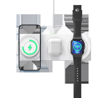 Dock de carga inalámbrica 3 en 1 de 15 W con interfaz tipo C