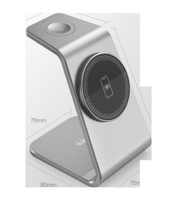 Banco de energía cargador rápido Tipo C modelo 15W salida de teléfono 5W salida de reloj