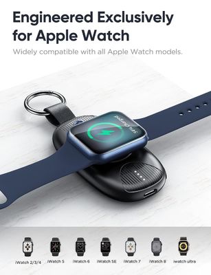 Un buen precio. Smartwatch elegante Banco de energía Tipo C Banco de energía móvil 1000mAh 5V / 1A salida en línea