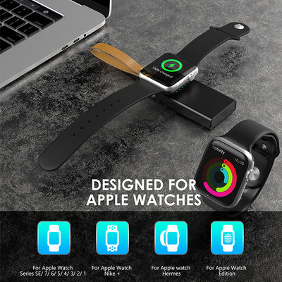 Un buen precio. Banco de energía portátil de iones de litio negro Smartwatch salida 5V / 1A en línea