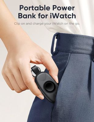 Reloj inteligente Tipo C Banco de energía de carga 1000mAh Con entrada / salida de 5V / 1A