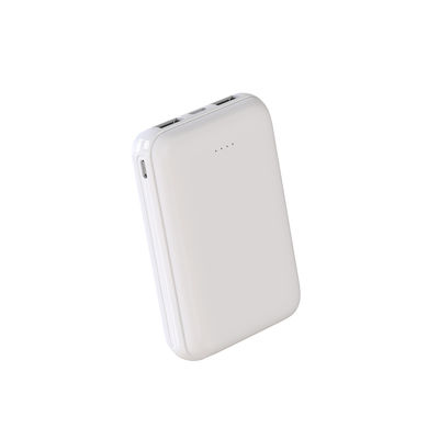 Banco de energía de PD azul blanco colorido 10000mAh 20W 22.5W Carga de batería portátil