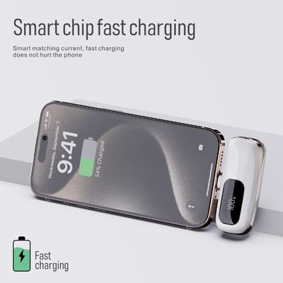 Un buen precio. Batería de tamaño ultra compacto de 5000 mAh para carga portátil diaria en movimiento en línea
