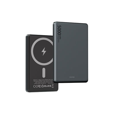 Un buen precio. Ultra Slim Powerbank Carga inalámbrica de 5000 mAh con salida ABS Pc Tipo C 5V/2.4A en línea
