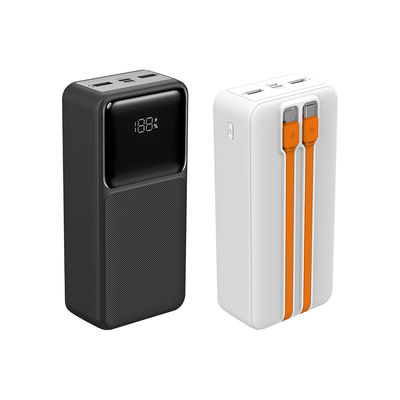 Un buen precio. Carga rápida con cable incorporado Banco de energía de 30000mAh Compatibilidad universal en línea